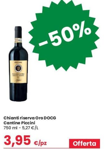 Despar Chianti Riserva Oro DOCG Cantine Piccini 750 ml offerta