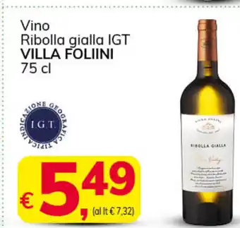 Le Mark Villa Foliino Vino Ribolla gialla IGT 75cl offerta