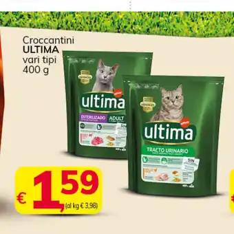 Ultima Croccantini vari tipi 400g