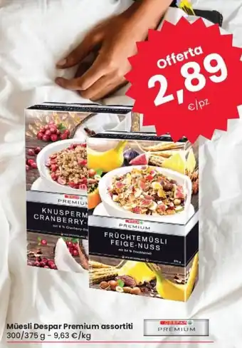 Despar Despar Premium Müesli Assortiti 300/375 g offerta