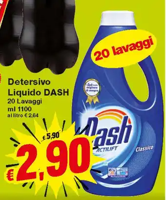 Prix Quality Dash Detersivo Liquido 20 lavaggi 1100ml offerta