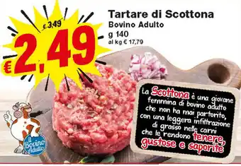 Prix Quality Bovino Adulto Tartare di Scottona 140g offerta