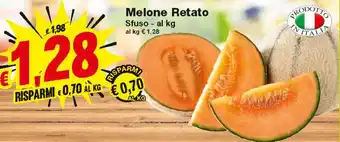 Prix Quality Melone Retato Sfuso al kg offerta