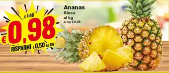 Prix Quality Ananas Sfusa al kg offerta