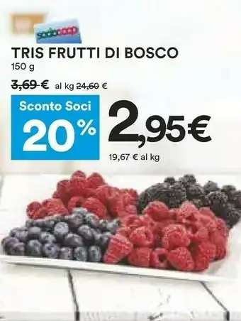 Coop Coop Tris Frutti Di Bosco offerta