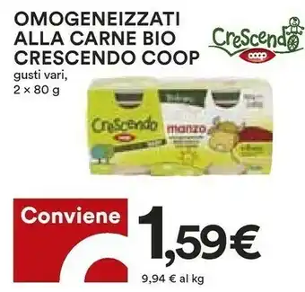 Coop Coop - Crescendo Manzo Omogeneizzati offerta