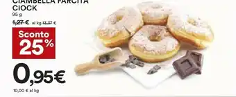 Coop Coop Ciambella Farcita Ciock offerta