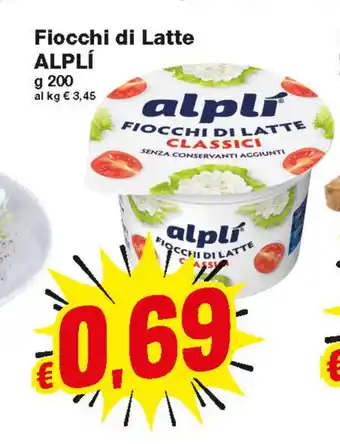Prix Quality Alplí Fiocchi di Latte 200g offerta