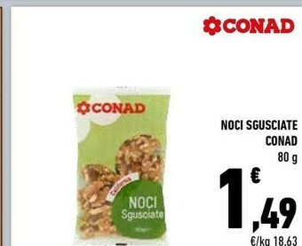 Conad Conad - Noci Sgusciate 80 G(ml) offerta