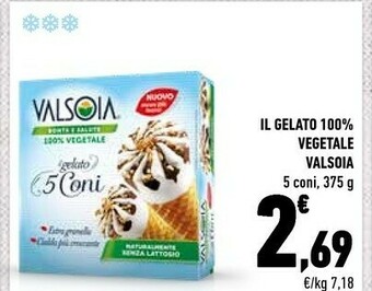 Conad Valsoia Il Gelato 100% Vegetale offerta