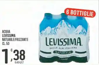 Levissima Acqua Naturale/Frizzante cl. 50