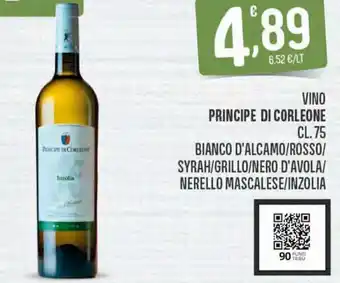 Eurospar Principe di Corleone Vino cl. 75 offerta