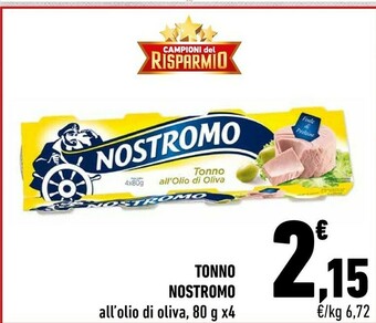 Conad Nostromo - Tonno All'Olio Di Oliva offerta
