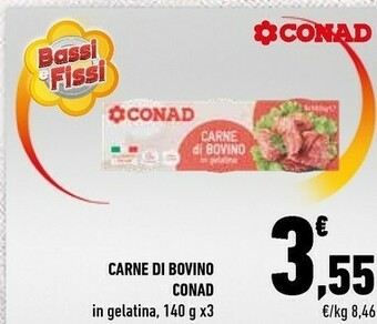 Conad Conad Carne Di Bovino In Gelatina offerta
