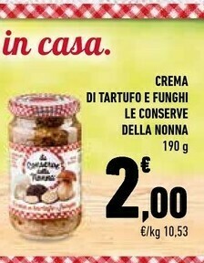 Le Conserve Della Nonna - Crema Di Tartufo E Funghi 190 G(ml)