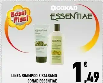 Conad Conad Essentiae Linea Shampoo E Balsamo offerta