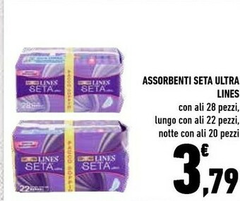 Conad Lines Assorbenti Seta Ultra offerta