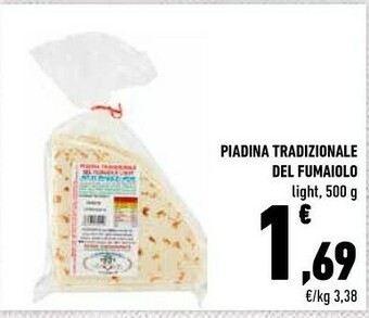 La pasta del fumaiolo La Pasta Del Fumaiolo - Piadina Tradizionale Del Fumaiolo Light 500 G(ml)