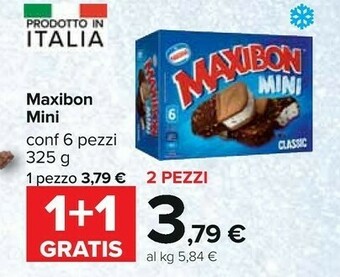 Carrefour Nestlè - Maxibon 6 Mini 325 G(ml) offerta