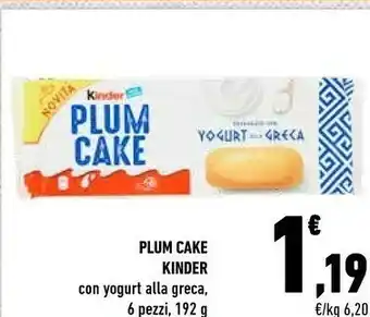 Kinder Kinder - Plum Cake