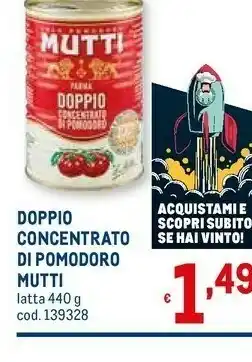 Metro Mutti Pane offerta
