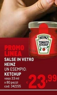 Metro Heinz Ketchup offerta
