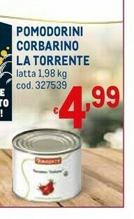 Metro La torrente Pomodorini offerta