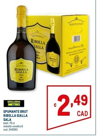 Metro Brut Spumante offerta