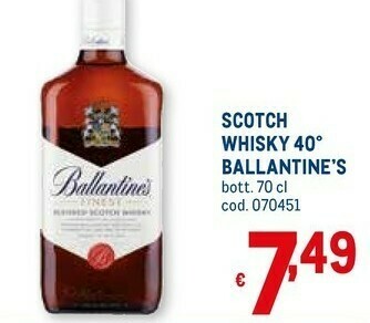 Metro Scotch whisky offerta