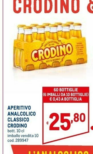 Metro Campari Crodino offerta