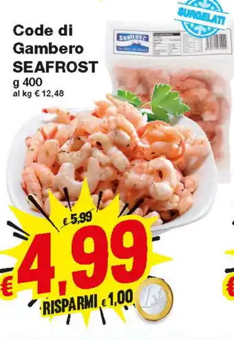 Seafrost Code di Gambero 400g