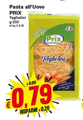 Prix Quality Prix Pasta all'Uovo 250g offerta