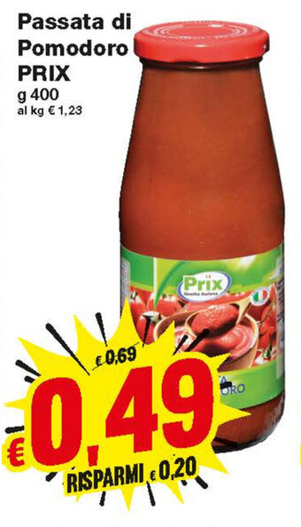 Prix Quality Prix Passata di Pomodoro 400g offerta