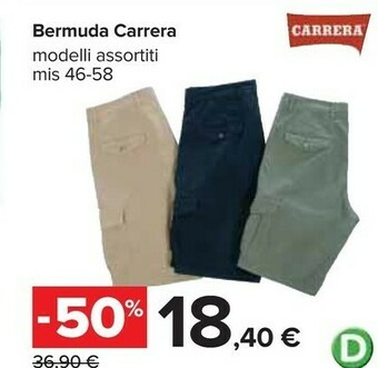 Carrefour Carrera Bermuda offerta