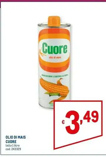 Metro Cuore Olio offerta
