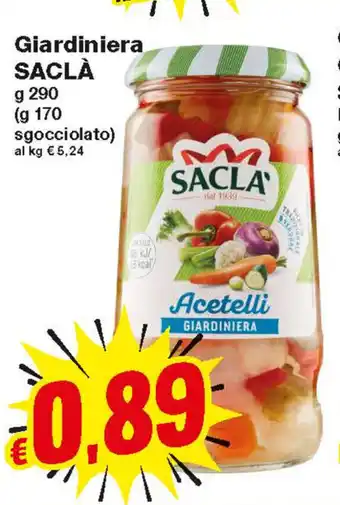 Saclà Giardiniera 290g