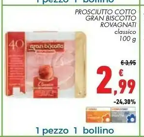 Conad City Rovagnati Prosciutto cotto offerta
