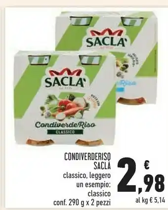 Conad City Saclà Conserve offerta