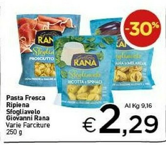 Crai Rana Sfogliavelo Prosciutto Crudo 250 G(ml) offerta