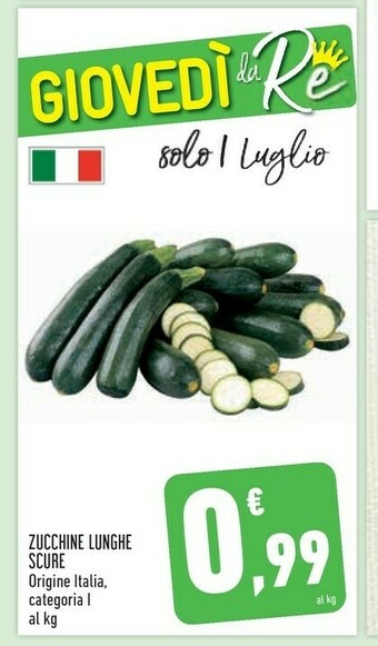 Conad City Zucchine Lunghe Scure offerta