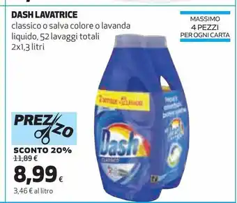 Ipercoop Dash lavatrice offerta