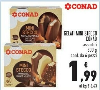 Conad City Conad Gelati Mini Stecco offerta