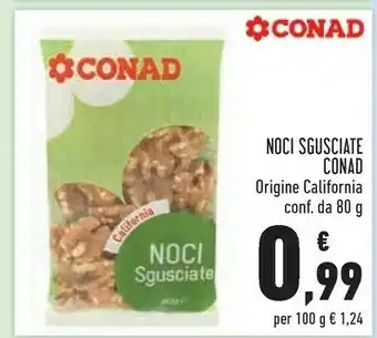Conad City Conad - Noci Sgusciate 80 G(ml) offerta