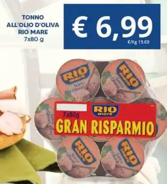 Rio Mare Tonno all'olio d'oliva 7x80 g