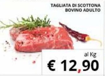 Supermercati Visotto Tagliata di Scottona Bovino Adulto offerta