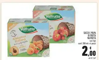 Conad City Valfrutta Succhi di frutta offerta