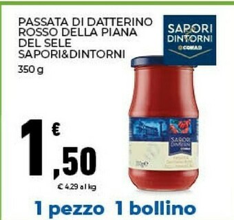 Conad Sapori Passata di pomodoro offerta
