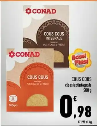 Conad Cous Cous Classico offerta