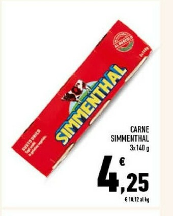 Conad City Simmenthal Carne offerta