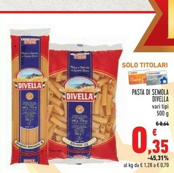 Conad Divella Spaghetti 500 G(ml) offerta